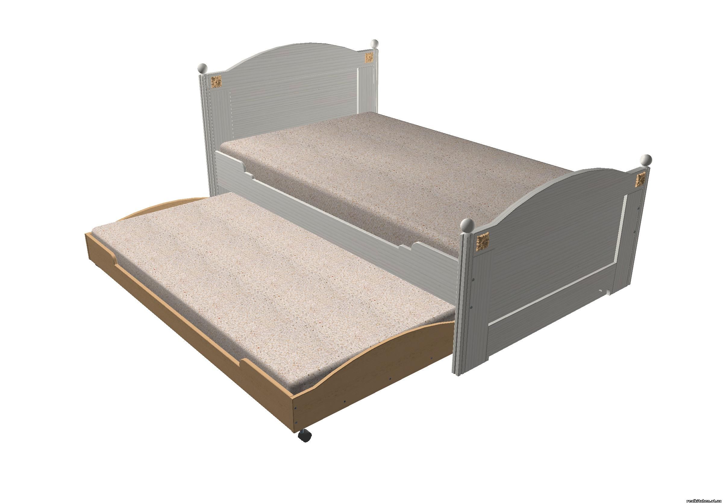 3d модель кровати для Woody, чертежи кровати