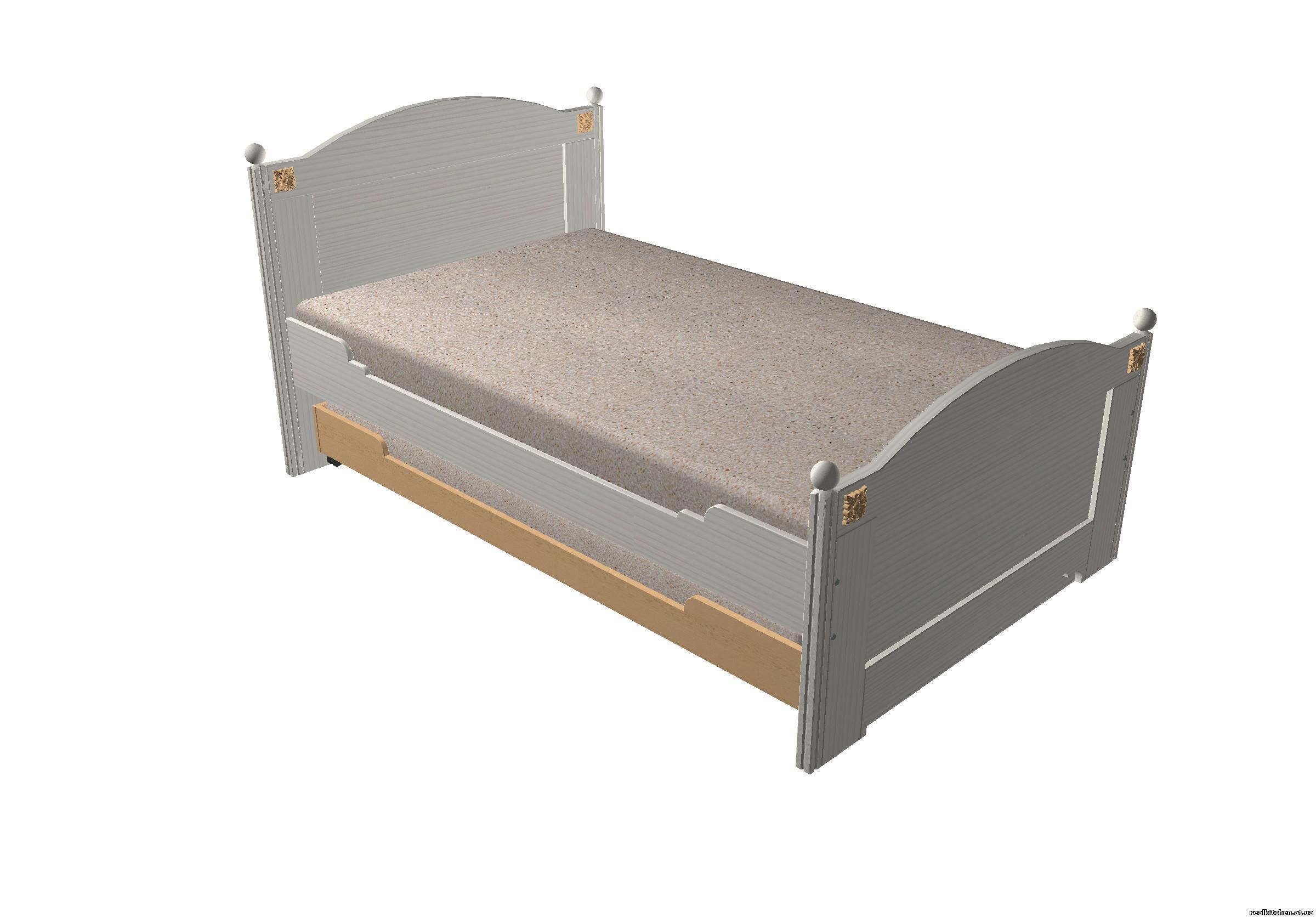 3d модель кровати для Woody, чертежи кровати