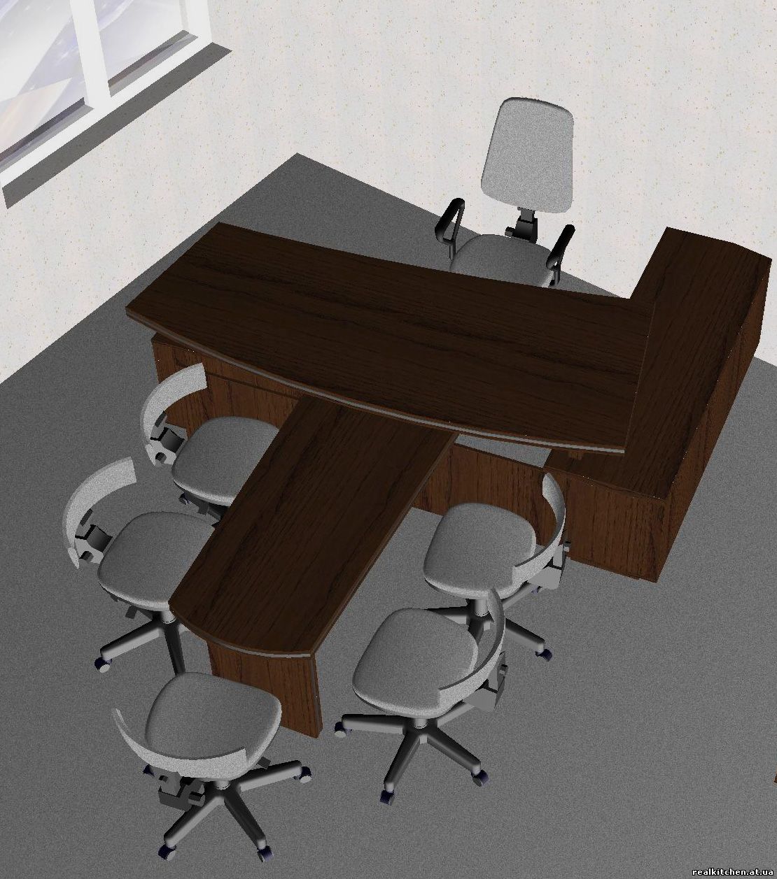 Размеры офисного стола руководителя